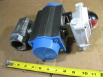 Valbia Sr 75 Pneumatic Actuator Power 1-1/2 Brass Ball Valve Tuning Switch. Fixed Price $349.00.