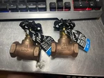 New Premier 101622 3/4" Fip Brass Compression Stop & Waste Valve. Lot Of 2.. Fixed Price $25.00.