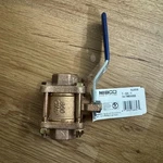 Nibco NL99508 T-595-Y 3/4 Threaded Bronze Full Port Ball Valve Fnpt End Style. Fixed Price $63.75.