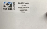 Cla-val 20881504A Pressure Relief Valve 3/4" 20-200PSI Crv.. Fixed Price $900.00.