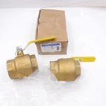 Pack Smith-cooper 2"FNPT Brass Full Port Ball Valves 01728155N 4347001400. Fixed Price $109.99.