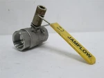 233498 Used; Jamflow YK5210-1-1/2 Ball Valve Ss; 1-1/2NPT; Spring Return Handle. Fixed Price $37.42.