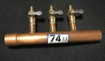 Sharkbite Copper 1-IN Sweat X 1/2-IN Crimp 3-PORT Radiant Heating Manifold New. Fixed Price $65.00.