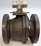 Sharpe 50114 Carbon Steel 4" Full Port Flanged Ball Valve Wcb 316SS Trim 150#. Fixed Price $400.00.