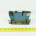 Mac 92B-BAB-000-DM-DDAP-1DN 5/2 Way Solenoid Valve W/ Manifold 24VDC 120PSI. Fixed Price $78.99.