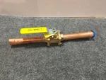 Apollo 82-205-K2 1" Bronze Ball Valve Brazed Extensions Two Gauge Ports. Fixed Price $20.00.