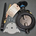Milwaukee 4" Butterfly Valve MW222B 4, Wafer, Cast Iron, 200 Psi, Buna Liner. Fixed Price $149.95.