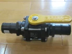 Banjo, V200, Polypropylene Ball Valve Inline 2" With Attachments! Mint & Cool!. Fixed Price $30.00.