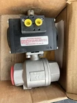 Lee Engineering Stainless Steel Air-operated Ball Valve 1/2 Liquid Chemical. Fixed Price $200.00.