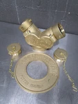 Potter-roemer 4" Double Clapper Auto-spkr Fire Dept Connection Brass 5721-A. Fixed Price $399.99.