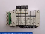 Smc EX120-SCS1 Serial Unit Manifold Assy W/ VVQ1000-10A-1 & VQ1201RY-5 Solenoid. Fixed Price $249.00.