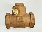Milwaukee 510T Bronze Swing Check Valve 3/4" Npt 150-S 300-W, Ptfe Disc. Fixed Price $77.97.