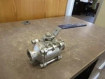 Valmicro Stainless Steel Ball Valve Pp 300 Tp 107297 1/2" Used. Fixed Price $50.00.