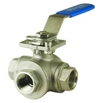 Bonomi 956N-1" Npt Stainless Steel Ball Valve 3-WAY. Fixed Price $203.99.