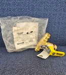 Webstone H-80612W: 1/2" Press Full Port Ball Valve W/ Drain & Reversible Handle. Fixed Price $36.26.