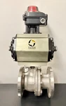 Radius AS-030 Pneumatic Valve Actuator W/ ES-900 Limit Switch Box & 2-1/2". Fixed Price $1000.00.