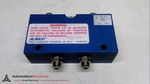 Aladco 602501BSPP, Dual-check Valve, Inlet Port: 1/4"-BSPP #232189. Fixed Price $45.94.