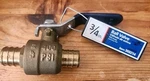 American Valve G200BXB 3/4" Lead Free Ball Pex. Fixed Price $9.98.