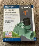 Orbit Heavy-duty In-line Sprinkler Valve Green (57281). Fixed Price $24.98.