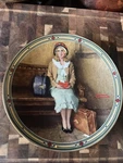 Norman Rockwell Collectable Plate Young Girls Dream Edward M. Knowles 1985. Fixed Price $90.00.