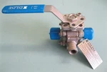 3/4 Sanitary X 1/4 Fnpt 316SS 4-WAY Ball Valve (1000 Psi) Inline Industries 337F. Fixed Price $102.40.