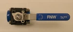 New Fnw Ball Valve, Fig. 321A, Full Port 1" 2000 Cwp Socket W/ Locking Lever. Fixed Price $40.00.