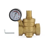 DN25 1" Brass Adjustable Water Pressure Reducing Regulator Valves With Gauge Ep. Fixed Price $35.50.