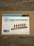 Sharkbite 6 Port Hydronic Heating Manifold Swt 1/2 Pex Part #25483Z. Fixed Price $44.00.