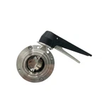 2" Clamp Butterfly Valve SS304 Stainless Steel Blue Trigger Handle Sanitary. Fixed Price $77.94.