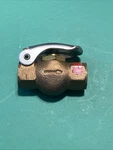Parker Schrader Bellows 8936-0369 Brass Two Way Hand Pneumatic Valve 3/8 Npt. Fixed Price $150.00.