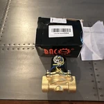Baco 2W-250-25 220V Pneumatic 1" Water Air Diesel Solid Brass Solenoid Valve. Fixed Price $13.31.