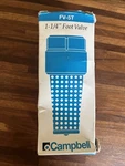 Campbell FV-5T 1/4" Brass Foot Valve With Stainless Steel Screen. Fixed Price $18.74.