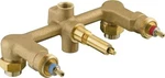 Widespread 1/2" Ceramic In-wall Three-handle Valve System With Integral Diverter. Fixed Price $98.99.