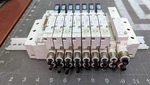 Koganei F15M8SJ-9W 8-POSITION Pneumatic Manifold W/ F15T1 F15T2 Valves B7S4 #3. Fixed Price $89.50.