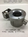 6" 150 V-ball Style Wafer Control Valve Schubert Salazer CF8M Type 4040. Fixed Price $1100.00.