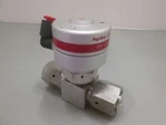 Fujikin Mega-mini, 4-6KGF, Pneumatic Valve, 1/4" Ujr, Used. Fixed Price $32.50.
