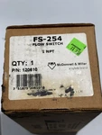 Mcdonnell & Miller FS-254 Liquid Flow Switch 1 Npt Nib. Fixed Price $199.99.