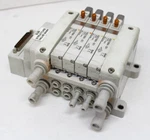 Smc Valve Bank VQC2100N-5C1 (4), Pressure: 0.1 0.7MPA. Fixed Price $250.00.