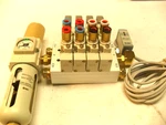 Smc AW20-N02CE-CZ-B 4-SY5120-5W0Z-01T IS10-N01-6LP Mainfold All New. Fixed Price $155.00.