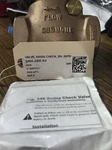 Mbc Morrison Dubuque Fig 246A-0400AV 3 Inch Swing Check Valve Threaded Brass. Fixed Price $125.00.