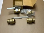 4X Pack Fnw 1-1/2" Brass Ball Valve 600# Wog 2-PIECE Threaded Full Port. Fixed Price $86.99.