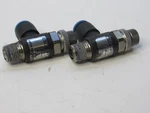(new Lot Of 2) Nitta Moore ESC6-PT1/8-O 1/8" Pneumatic Valve. Fixed Price $29.00.