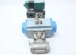 Jamesbury T9972 Pneumatic Stainless Ball Valve 1IN Npt. Fixed Price $296.90.
