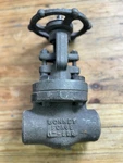 Bonney Forge Gate Valve 1" Class 800 Stainless Stem Hl 11-LE A105N Wp 1975 Italy. Fixed Price $70.00.