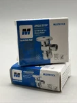 (2) Mainline Angle Quarter Turn Stop Valve W/ Oval Handle 1/2" Fip X 3/8". Fixed Price $21.95.