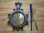 Nibco Ductile Iron Lug Type Butterfly Valve W/ Lever Lock Handle 6" Pipe NLG200K. Fixed Price $264.47.