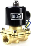 Bacoeng 1/2" DC12V Electric Solenoid Valve Npt Brass Normally Close. Fixed Price $24.95.