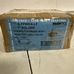 6PK Nibco SFP600ALF1 SFP600A-LF 290839 Ball Valve X 1", Lead Free. Fixed Price $170.99.