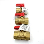 (3 Pack) Watts 0545005 1/2" 2-PIECE Threaded Gas Ball Valve. Fixed Price $23.72.