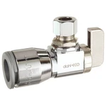 Dahl 611-QG3-31 Angle Stop Valve 1/2" X 3/8" Od Brass Lead Free. Fixed Price $35.56.